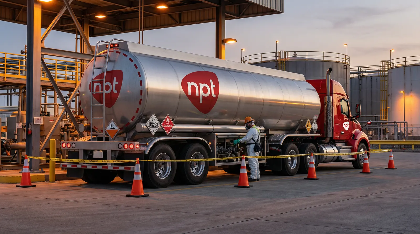 Hazmat freight transportation with compliance and safety context