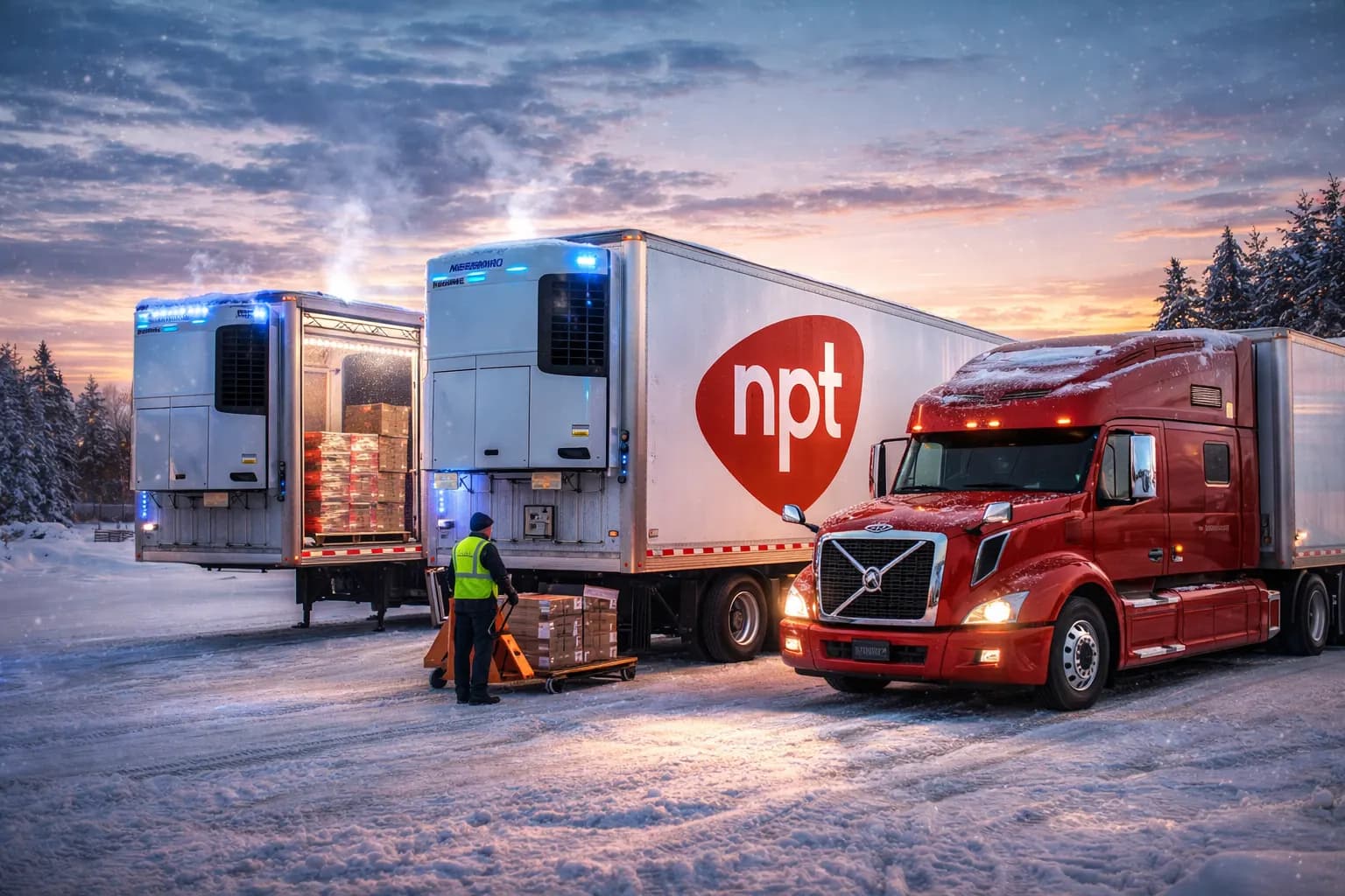 Temperature-controlled freight operations for heat- and cold-sensitive cargo